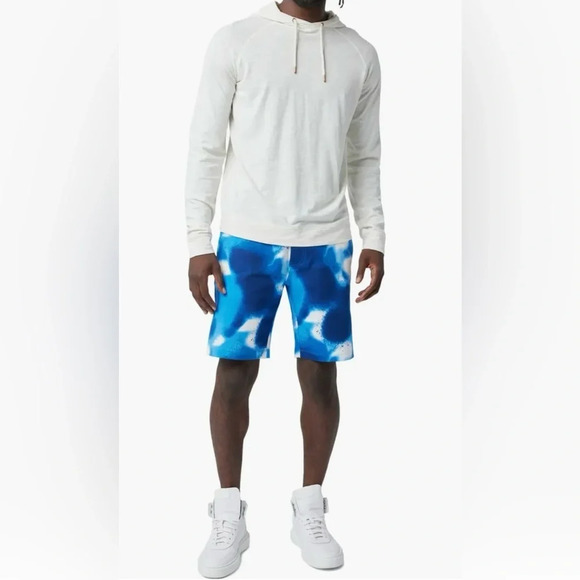 Good Man Brand Flex Pro Jersey Shorts in Sky Spray Paint - Picture 4 of 7